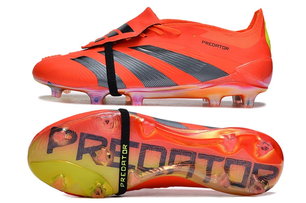 adidas Predator Elite FT FG Predstrike - Solar Red/Black/Solar Yellow