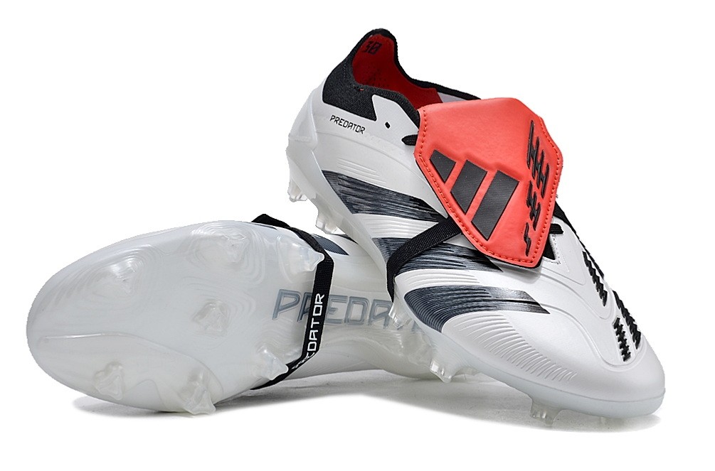 Adidas Predator Elite FT Foldover Tongue FG  - White/Black/Red