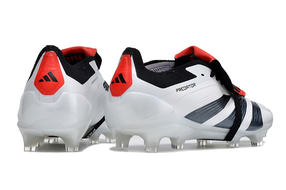 Adidas Predator Elite FT Foldover Tongue FG  - White/Black/Red