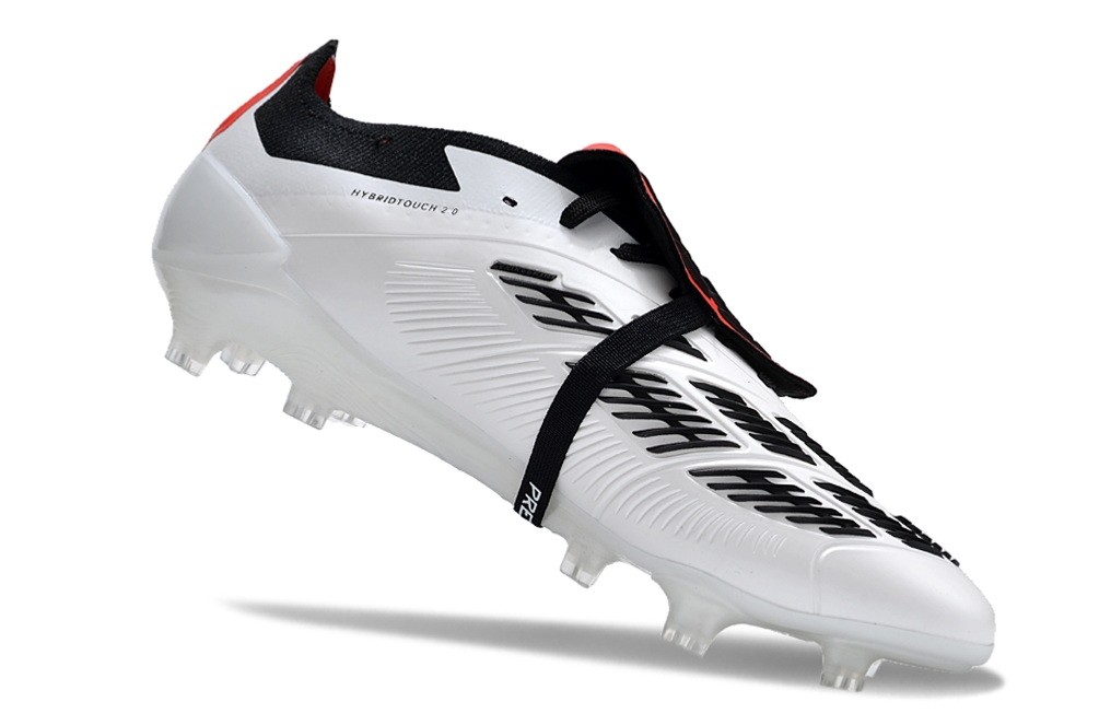 Adidas Predator Elite FT Foldover Tongue FG  - White/Black/Red