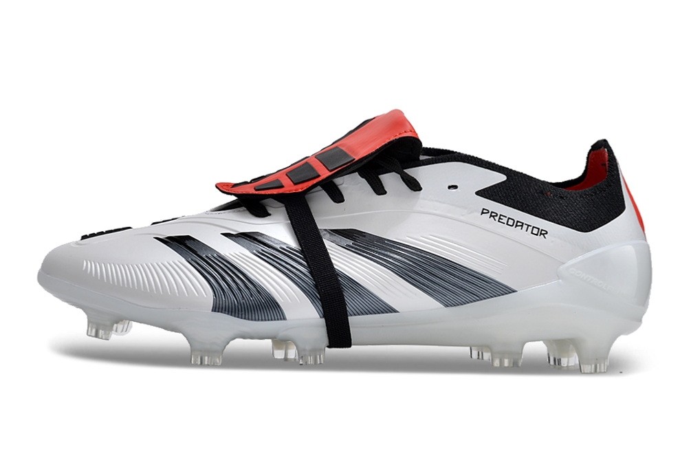 Adidas Predator Elite FT Foldover Tongue FG  - White/Black/Red