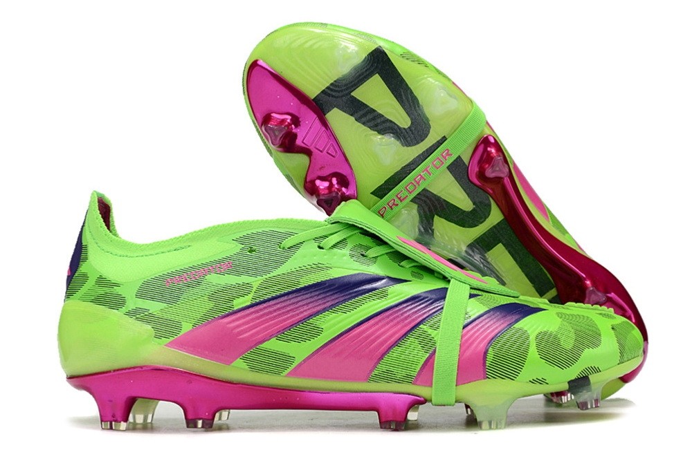 Adidas Predator Elite FT Tongue FG Generation - Solar Green/Pink/Lucid Lemon