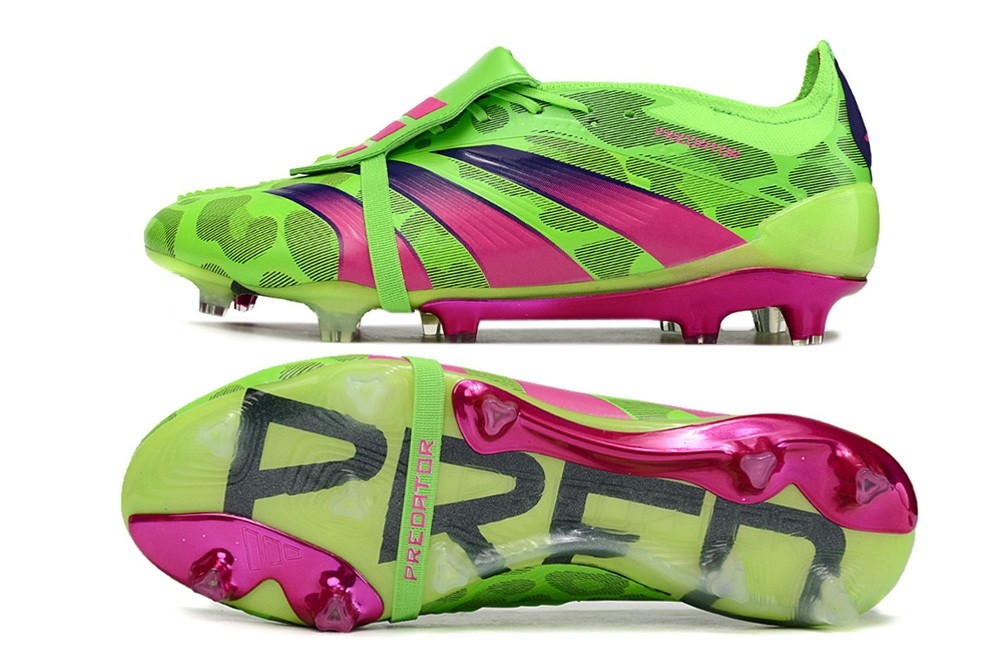 Adidas Predator Elite FT Tongue FG Generation - Solar Green/Pink/Lucid Lemon