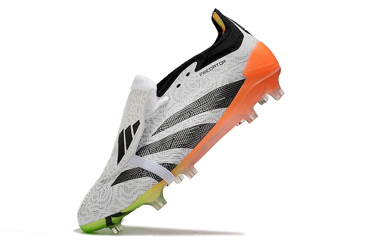 Adidas Predator Elite FT Tongue FG Vortex - White/Black/Orange
