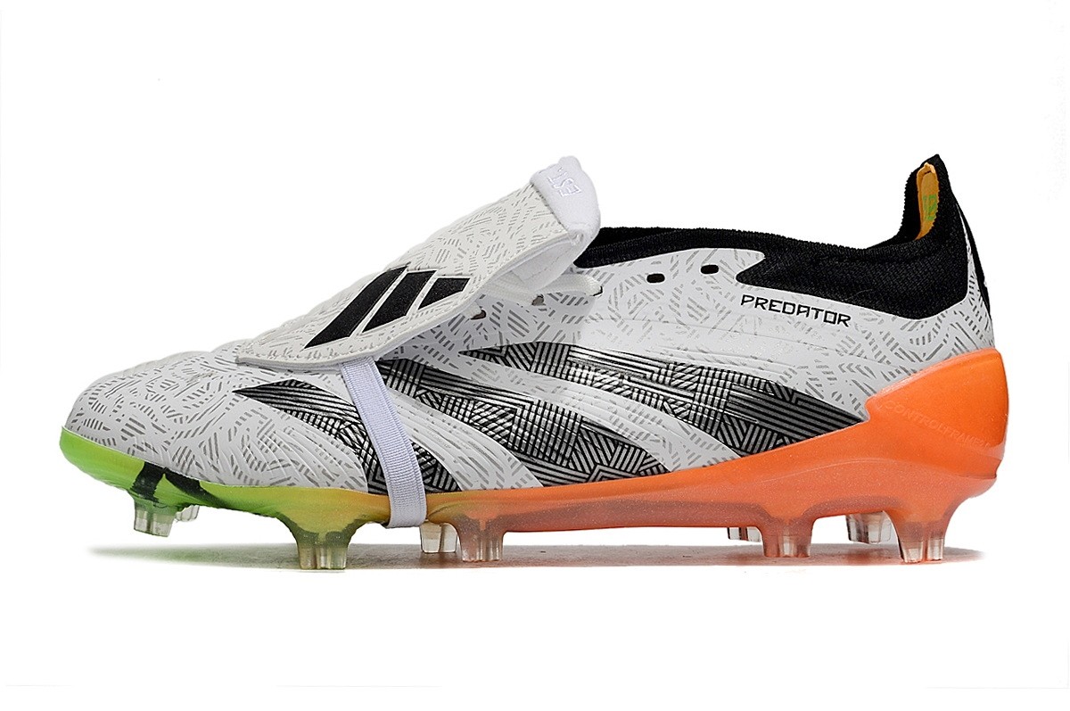 Adidas Predator Elite FT Tongue FG Vortex - White/Black/Orange
