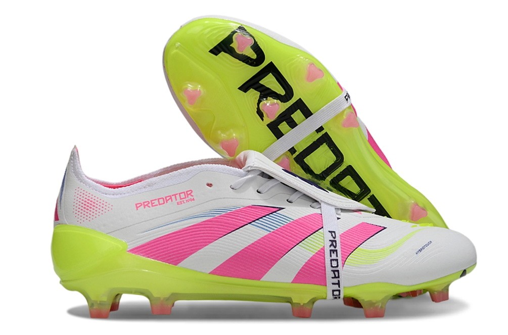 Adidas Predator Elite Tongue FG Celestial Victory Pack - White/Pink/Lucid Lemon