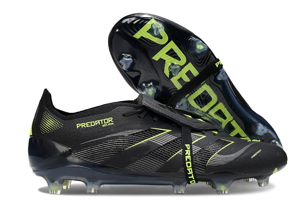 Adidas Predator Elite Tongue FG Electric Stealth Pack - Black/Lucid Lemon
