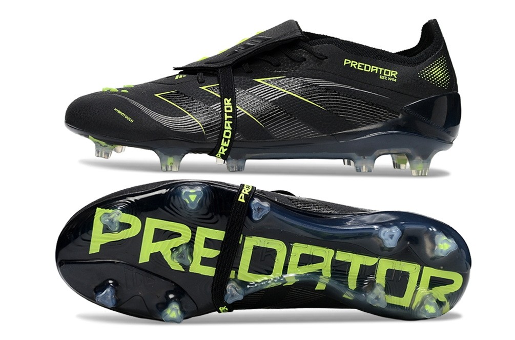 Adidas Predator Elite Tongue FG Electric Stealth Pack - Black/Lucid Lemon