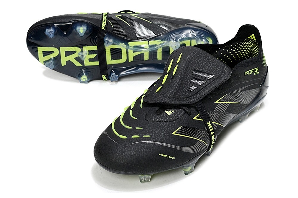 Adidas Predator Elite Tongue FG Electric Stealth Pack - Black/Lucid Lemon