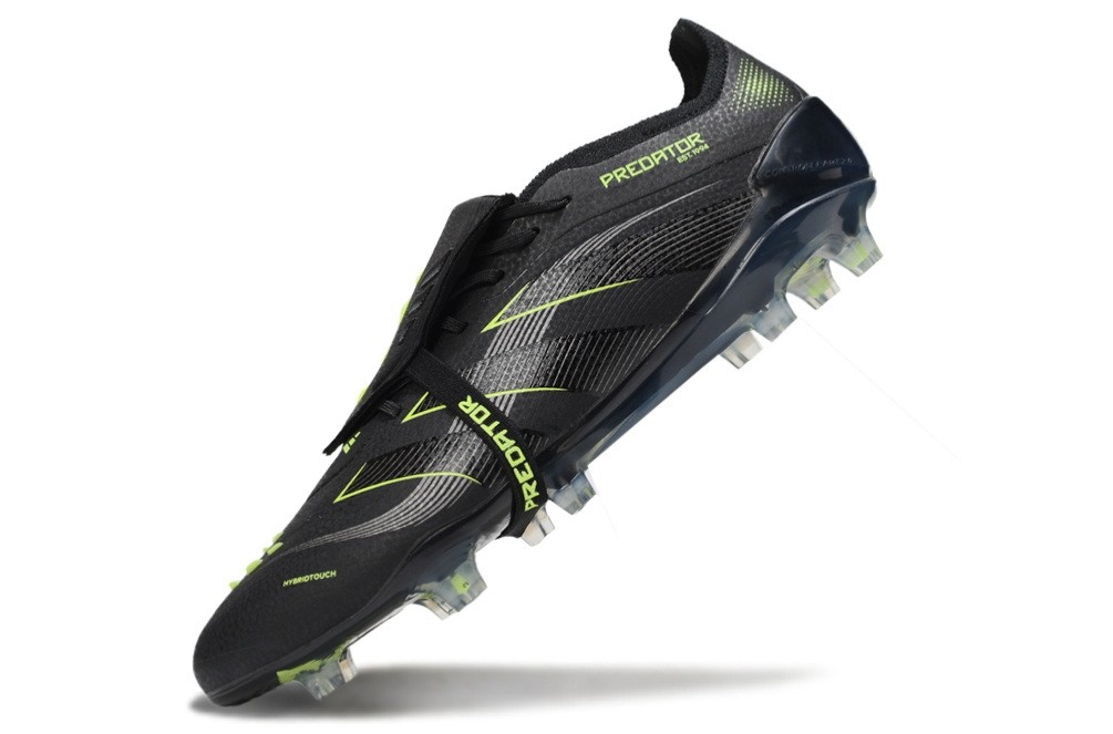 Adidas Predator Elite Tongue FG Electric Stealth Pack - Black/Lucid Lemon