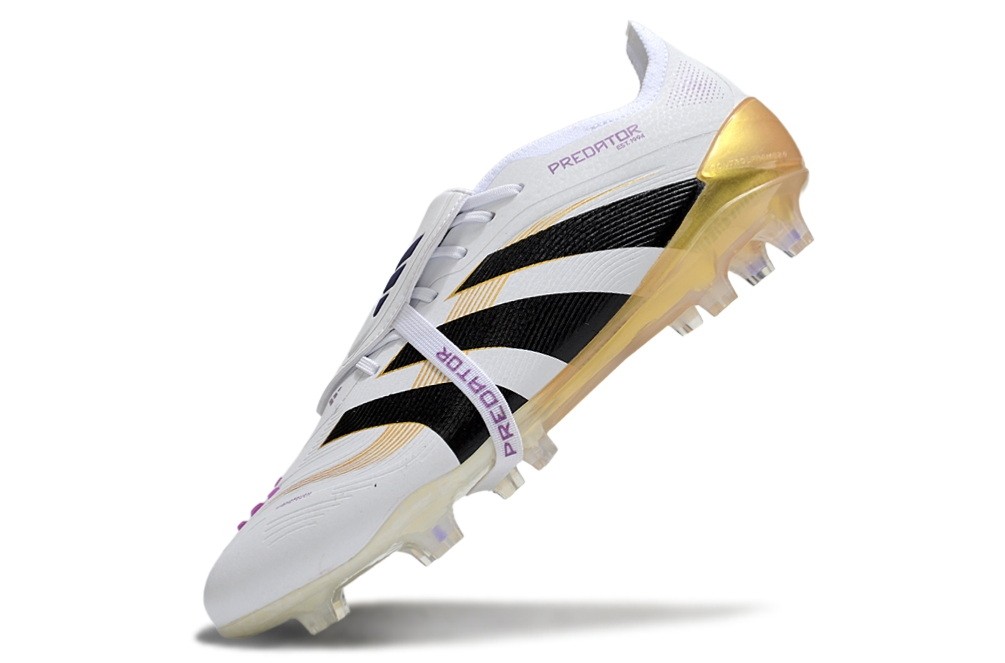 Adidas Predator Elite Tongue FG Road to Glory Pack - White/Gold/Black