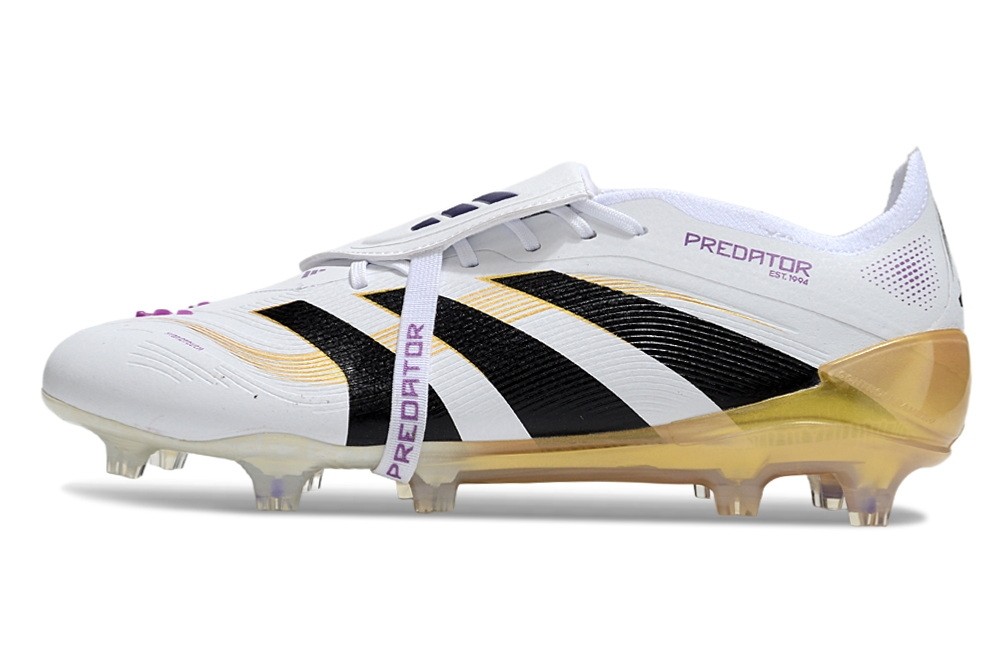 Adidas Predator Elite Tongue FG Road to Glory Pack - White/Gold/Black