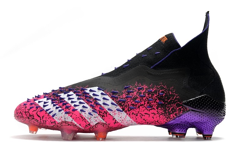Adidas Predator Freak+ FG - Core Black / White / Shock Pink