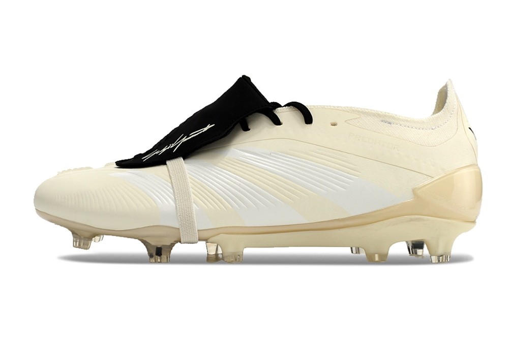 Adidas Predator Yamamoto Y-3 Elite Foldover Tongue FG - Cream White/Black