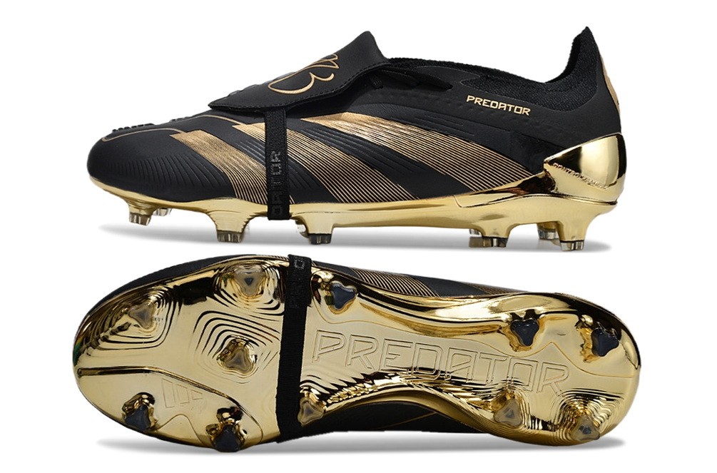 Adidas Predator Jude Bellingham BelliGold Elite FT Tongue FG - Black/Metallic gold