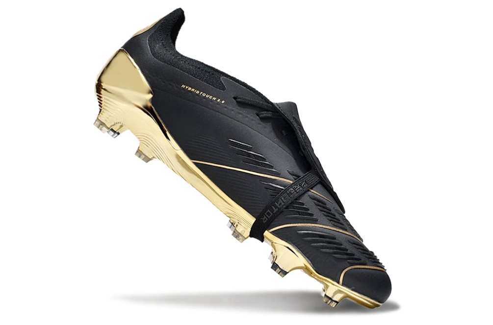 Adidas Predator Jude Bellingham BelliGold Elite FT Tongue FG - Black/Metallic gold