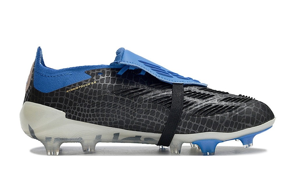Adidas Predator Laces Tongue Elite FG - Black/Blue/White