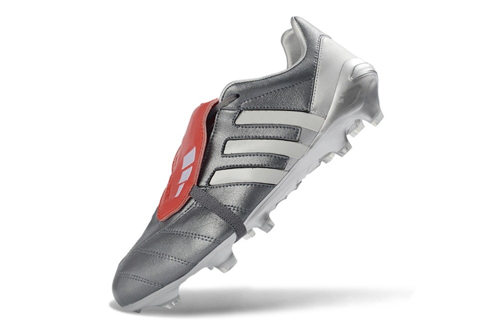 Adidas Predator Mania Gunmetal Remake Elite FG - Grey/Silver/Red