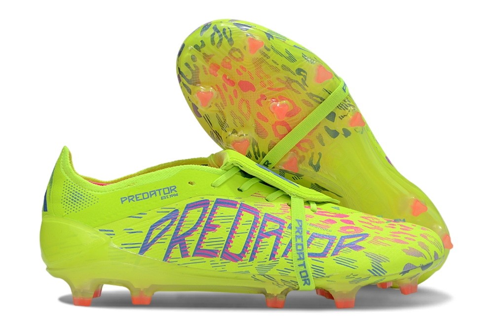 Adidas Predator Mystic Victory Pack Elite Tongue FG - Lucid Lemon/Lucid Pink/Blue Fusion