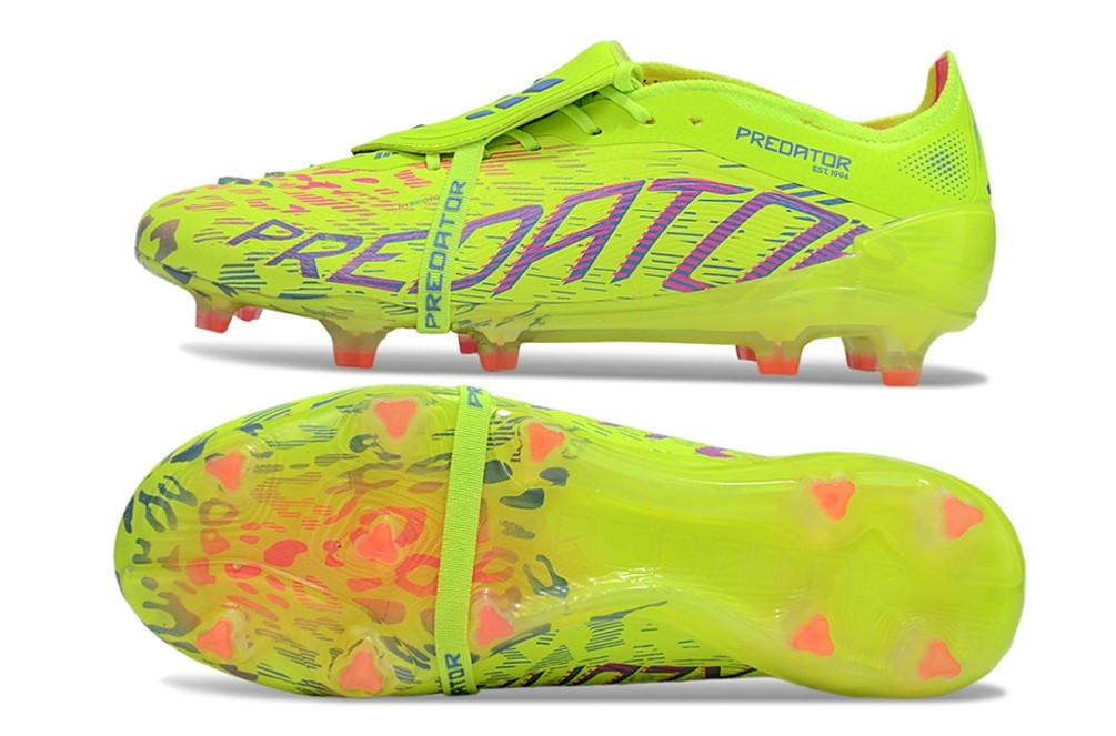 Adidas Predator Mystic Victory Pack Elite Tongue FG - Lucid Lemon/Lucid Pink/Blue Fusion