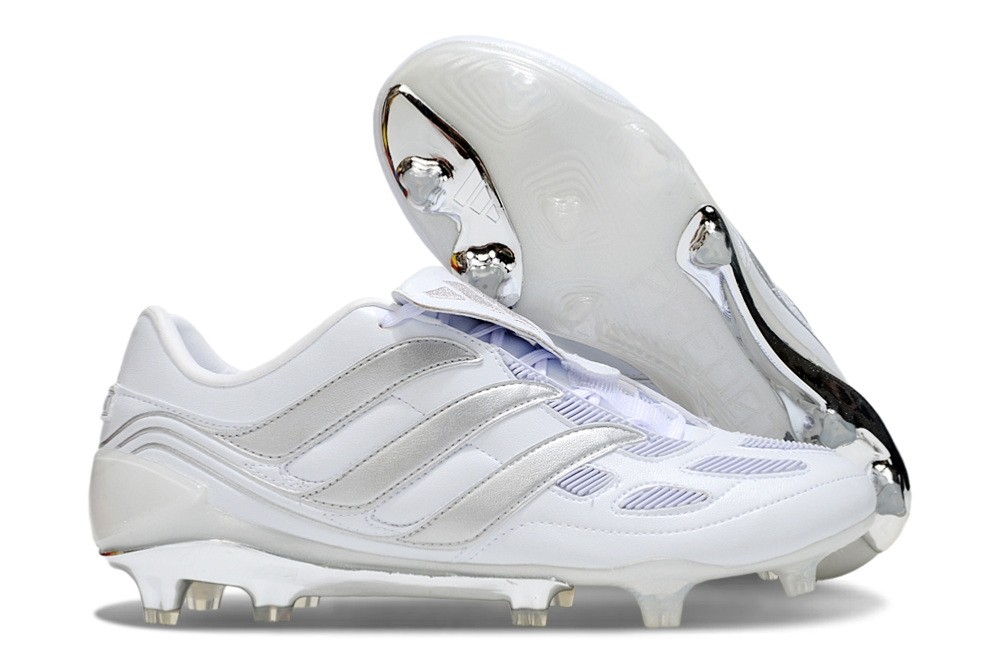 Adidas Predator Precision Elite FG Silver Strike Made in Germany - White/Silver Metallic