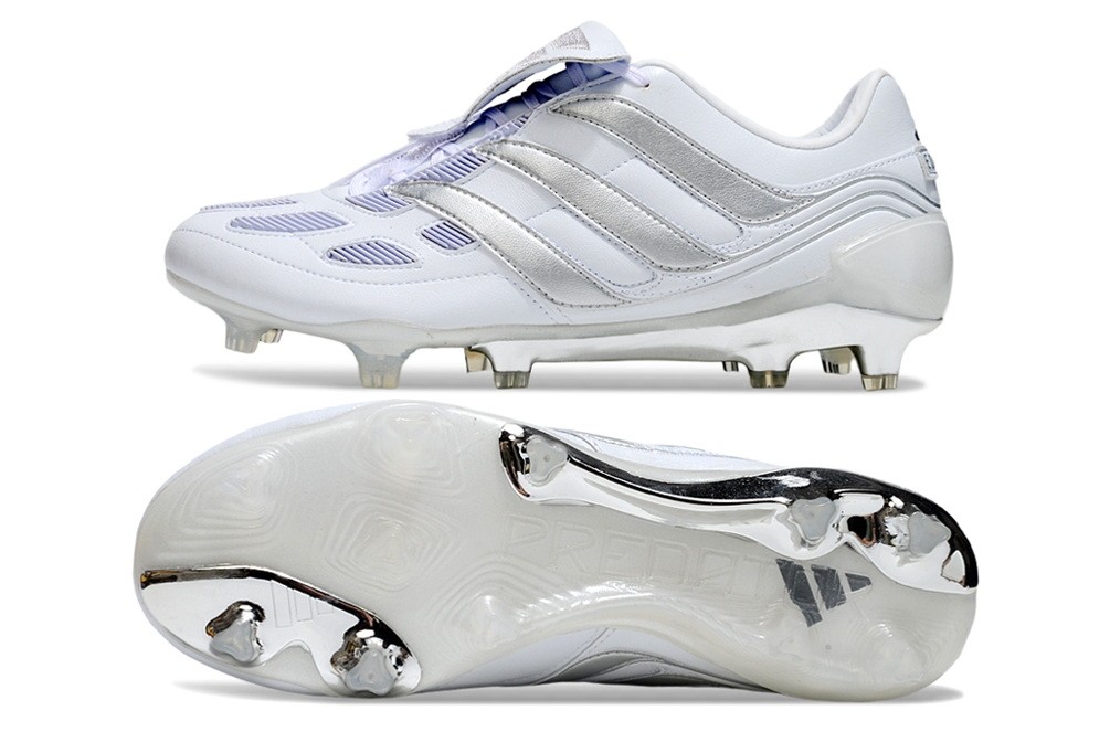 Adidas Predator Precision Elite FG Silver Strike Made in Germany - White/Silver Metallic