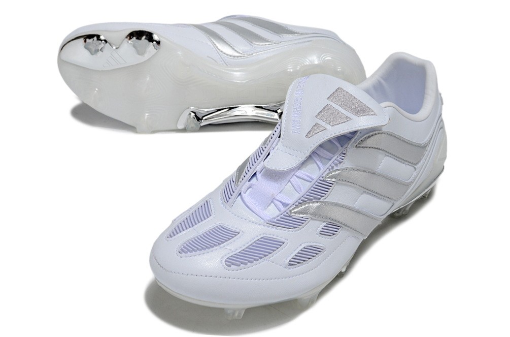 Adidas Predator Precision Elite FG Silver Strike Made in Germany - White/Silver Metallic