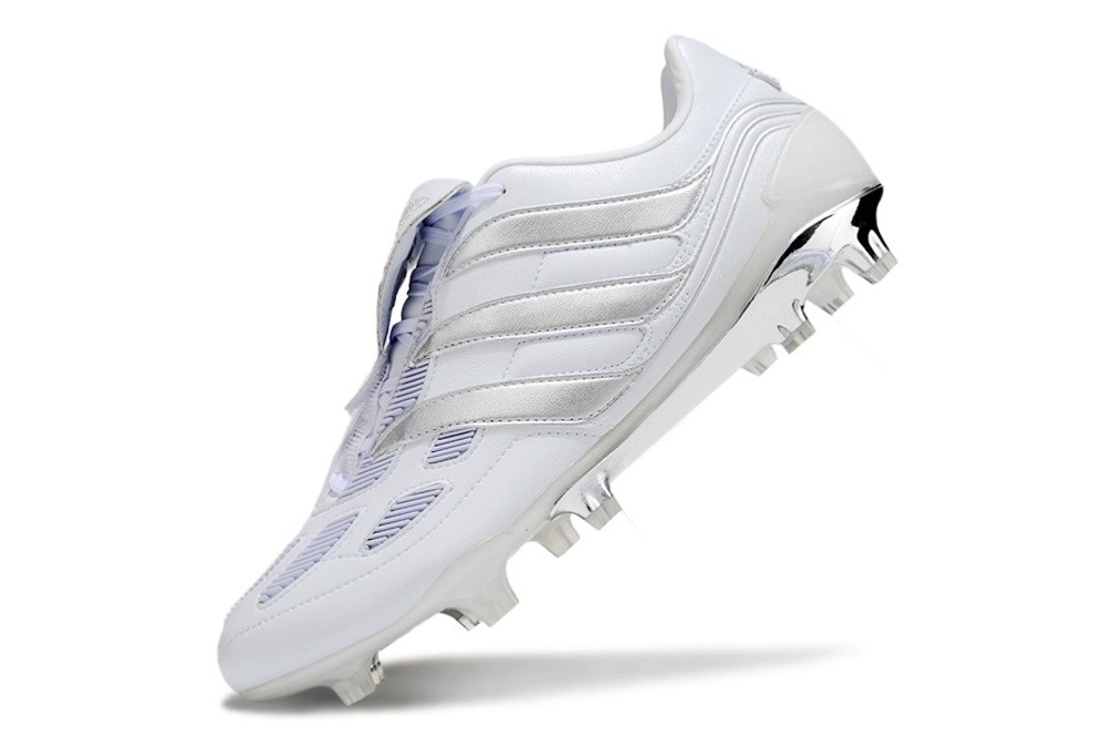 Adidas Predator Precision Elite FG Silver Strike Made in Germany - White/Silver Metallic