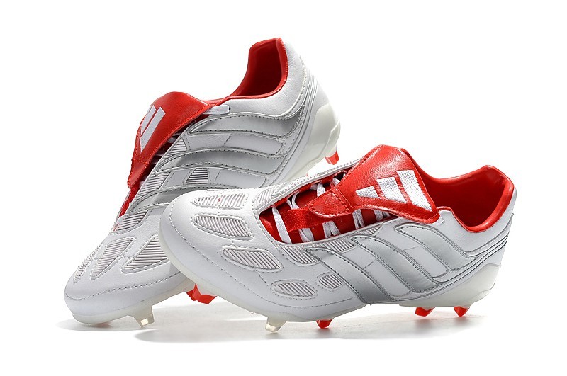 Adidas Predator Precision FG x Beckham - White / Silver Metallic / Predator Red