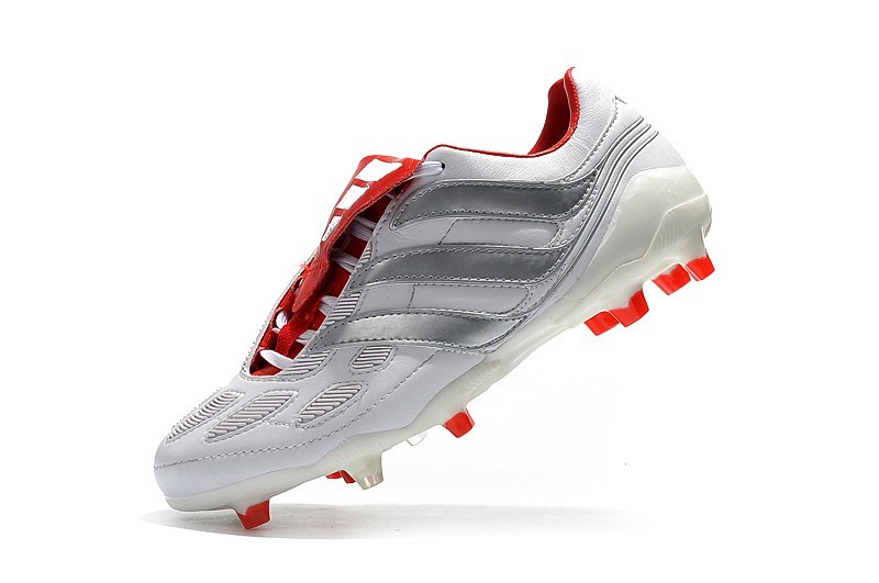 Adidas Predator Precision FG x Beckham - White / Silver Metallic / Predator Red