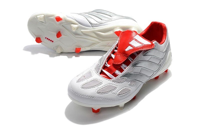 Adidas Predator Precision FG x Beckham - White / Silver Metallic / Predator Red