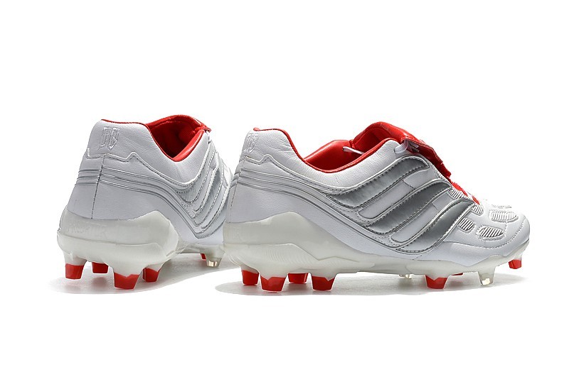 Adidas Predator Precision FG x Beckham - White / Silver Metallic / Predator Red