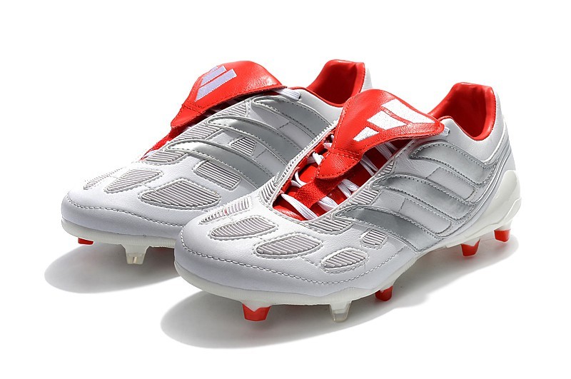 Adidas Predator Precision FG x Beckham - White / Silver Metallic / Predator Red
