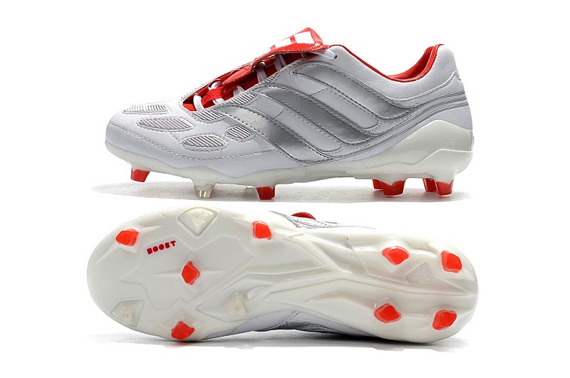 Adidas Predator Precision FG x Beckham - White / Silver Metallic / Predator Red