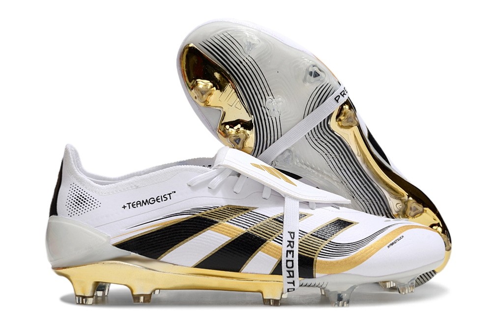 Adidas Predator Teamgeist Pack Elite FT Tongue FG - White/Black/Metallic Gold