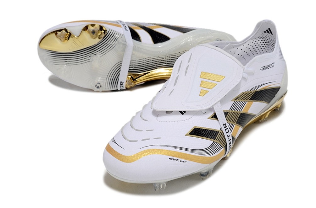 Adidas Predator Teamgeist Pack Elite FT Tongue FG - White/Black/Metallic Gold