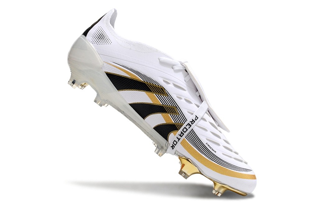 Adidas Predator Teamgeist Pack Elite FT Tongue FG - White/Black/Metallic Gold