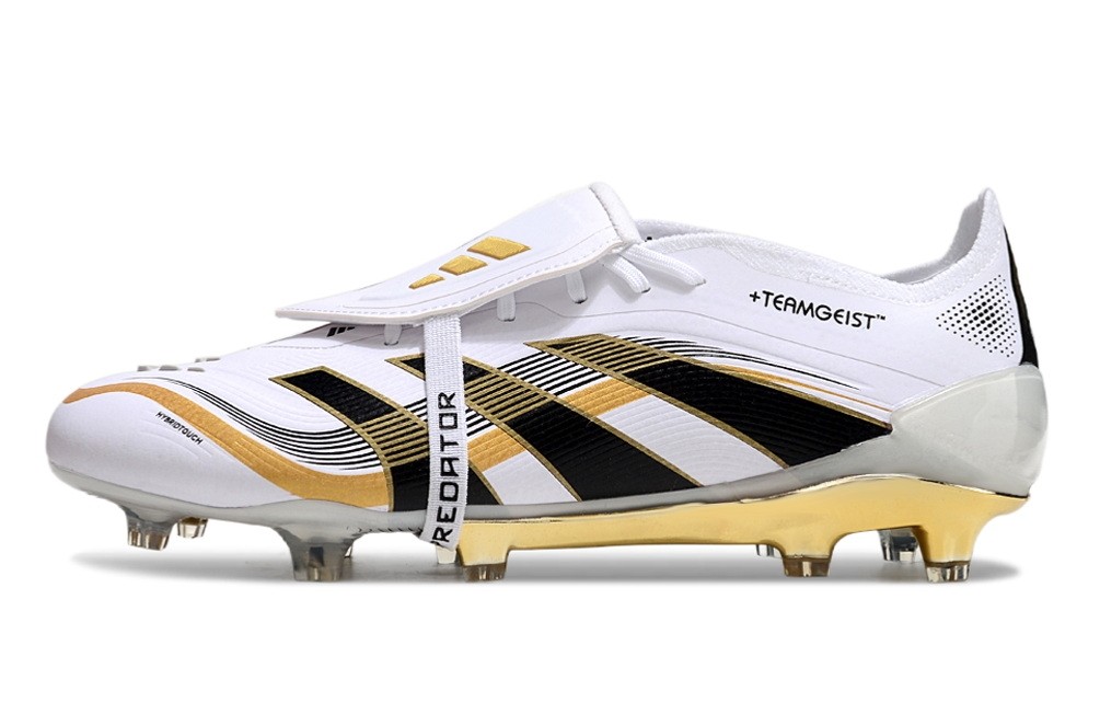 Adidas Predator Teamgeist Pack Elite FT Tongue FG - White/Black/Metallic Gold