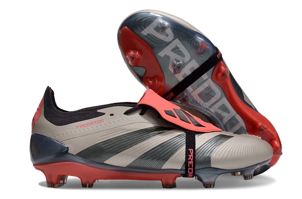 Adidas Predator Vivid Horizon Pack Elite FT FG - Platin Metallic/Aurora Black/Turbo