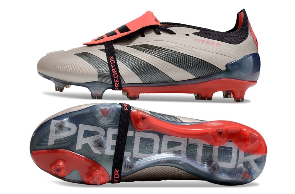 Adidas Predator Vivid Horizon Pack Elite FT FG - Platin Metallic/Aurora Black/Turbo