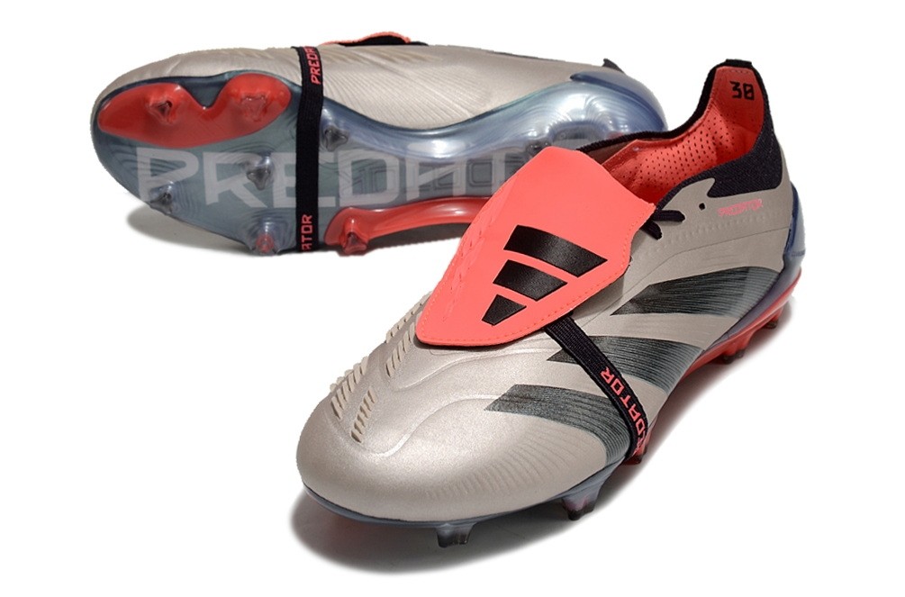 Adidas Predator Vivid Horizon Pack Elite FT FG - Platin Metallic/Aurora Black/Turbo