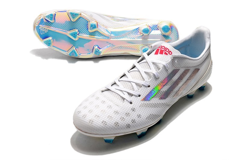 Adidas X 99.1 FG - Cloud White / Bright Cyan / Shock Pink