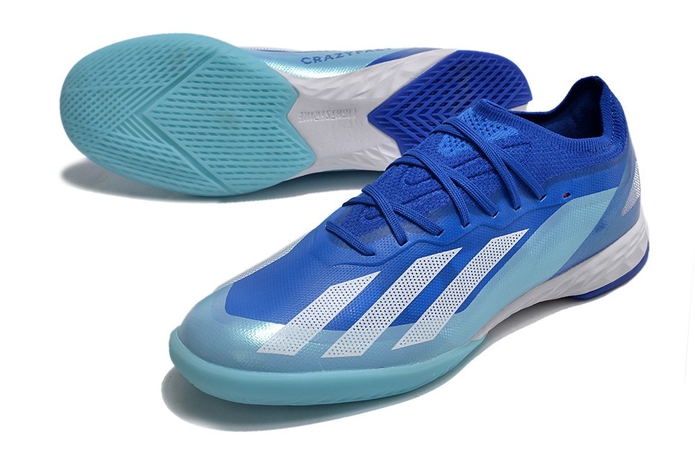 Adidas X CrazyFast.1 IC Indoor Marinerush Pack - Royal Blue/White