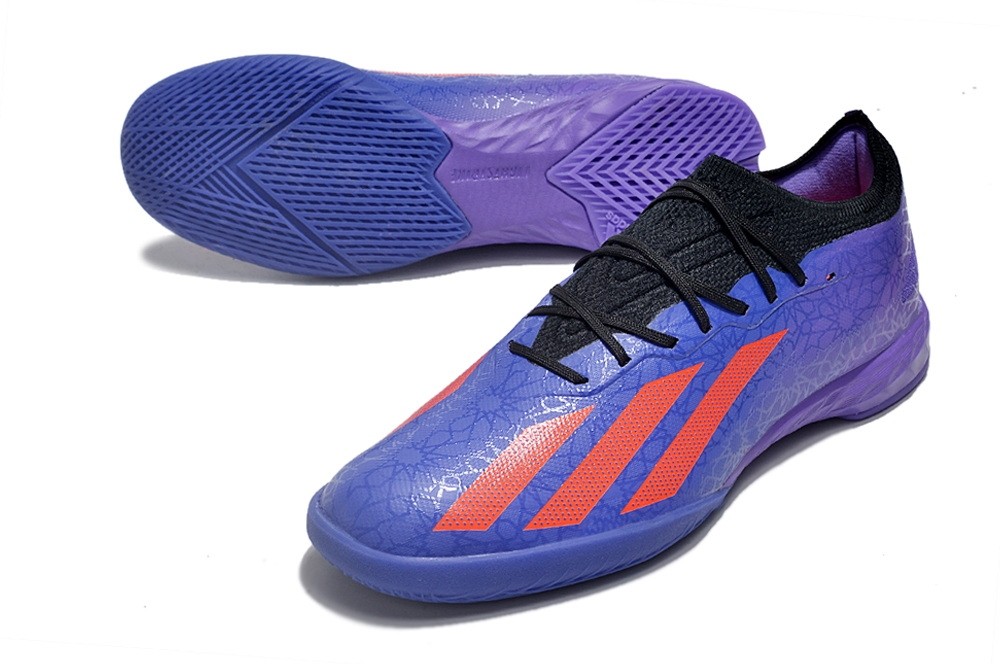 Adidas X CrazyFast.1 IN Indoor Cleats Salah Egyptian Nights - Purple/Red/Gold