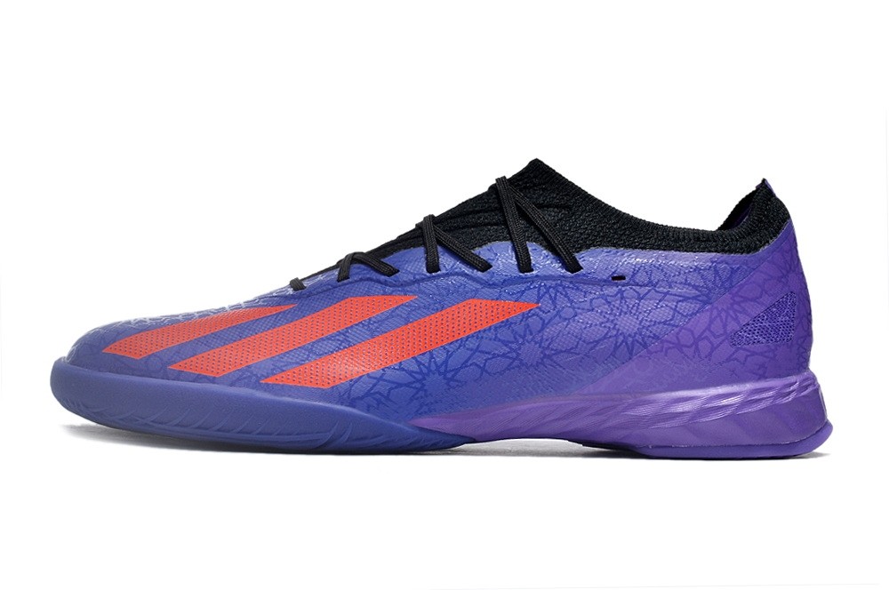 Adidas X CrazyFast.1 IN Indoor Cleats Salah Egyptian Nights - Purple/Red/Gold