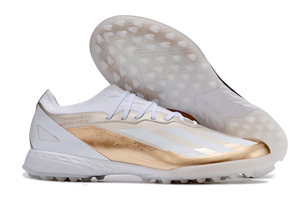 Adidas X Crazyfast.1 Messi Ballon d'Or TF - White/Gold