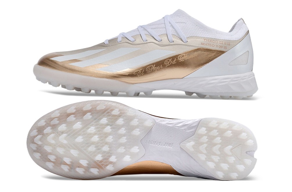 Adidas X Crazyfast.1 Messi Ballon d'Or TF - White/Gold