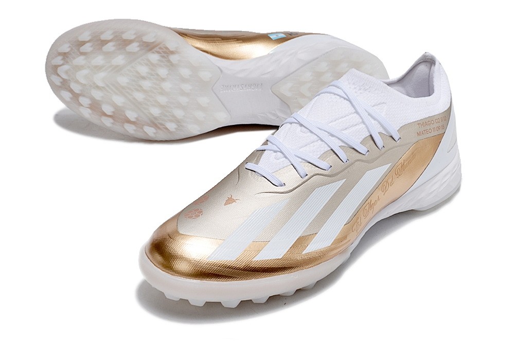 Adidas X Crazyfast.1 Messi Ballon d'Or TF - White/Gold