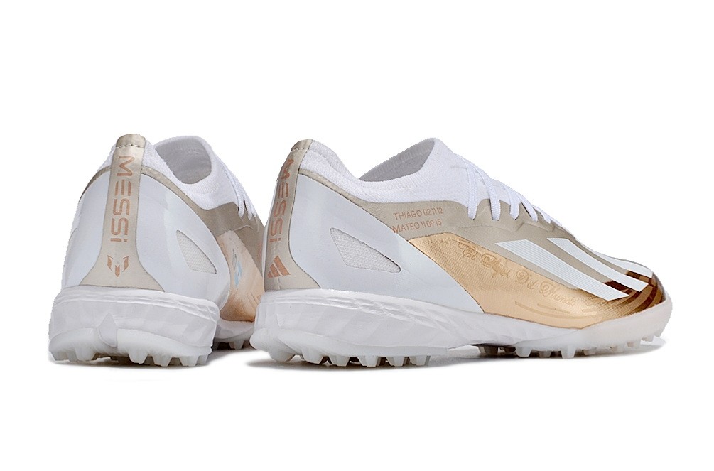 Adidas X Crazyfast.1 Messi Ballon d'Or TF - White/Gold