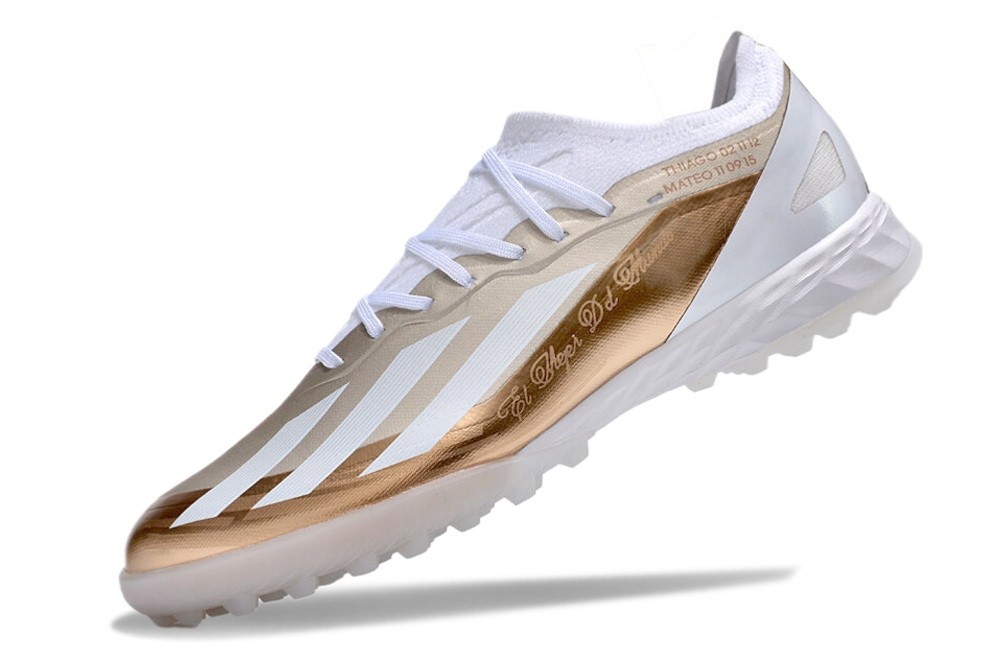 Adidas X Crazyfast.1 Messi Ballon d'Or TF - White/Gold